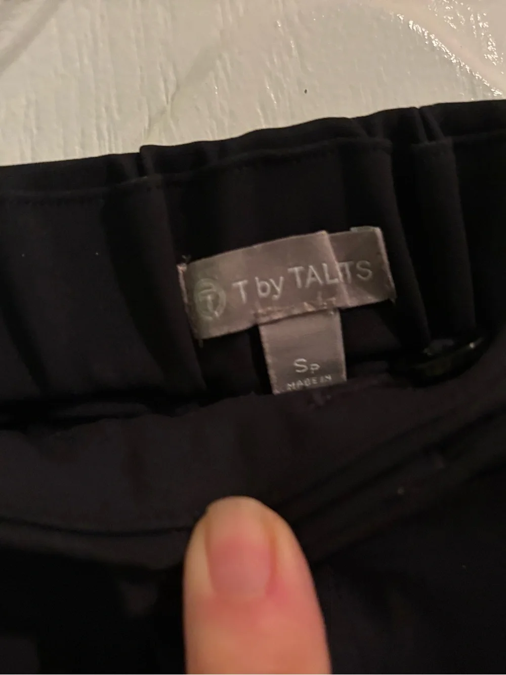 Talbots Black Elastic Waist Pants